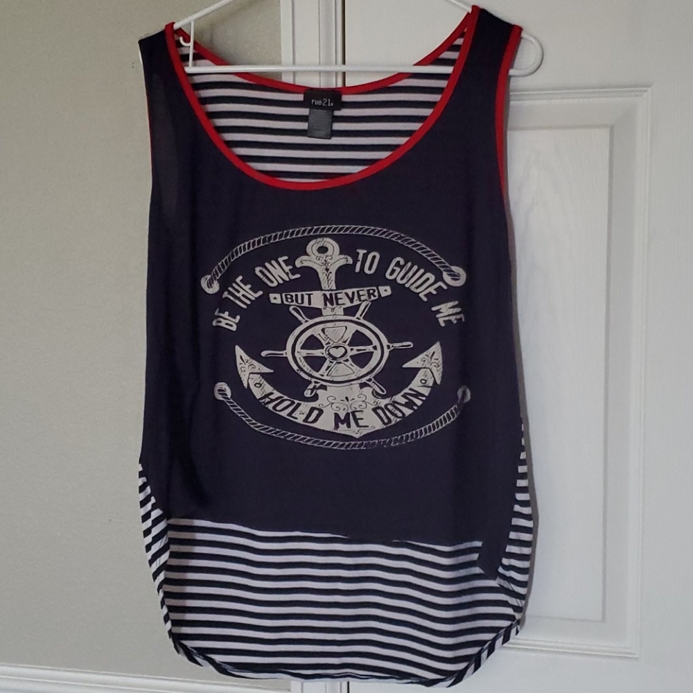 Rue 21 Nautical Tank